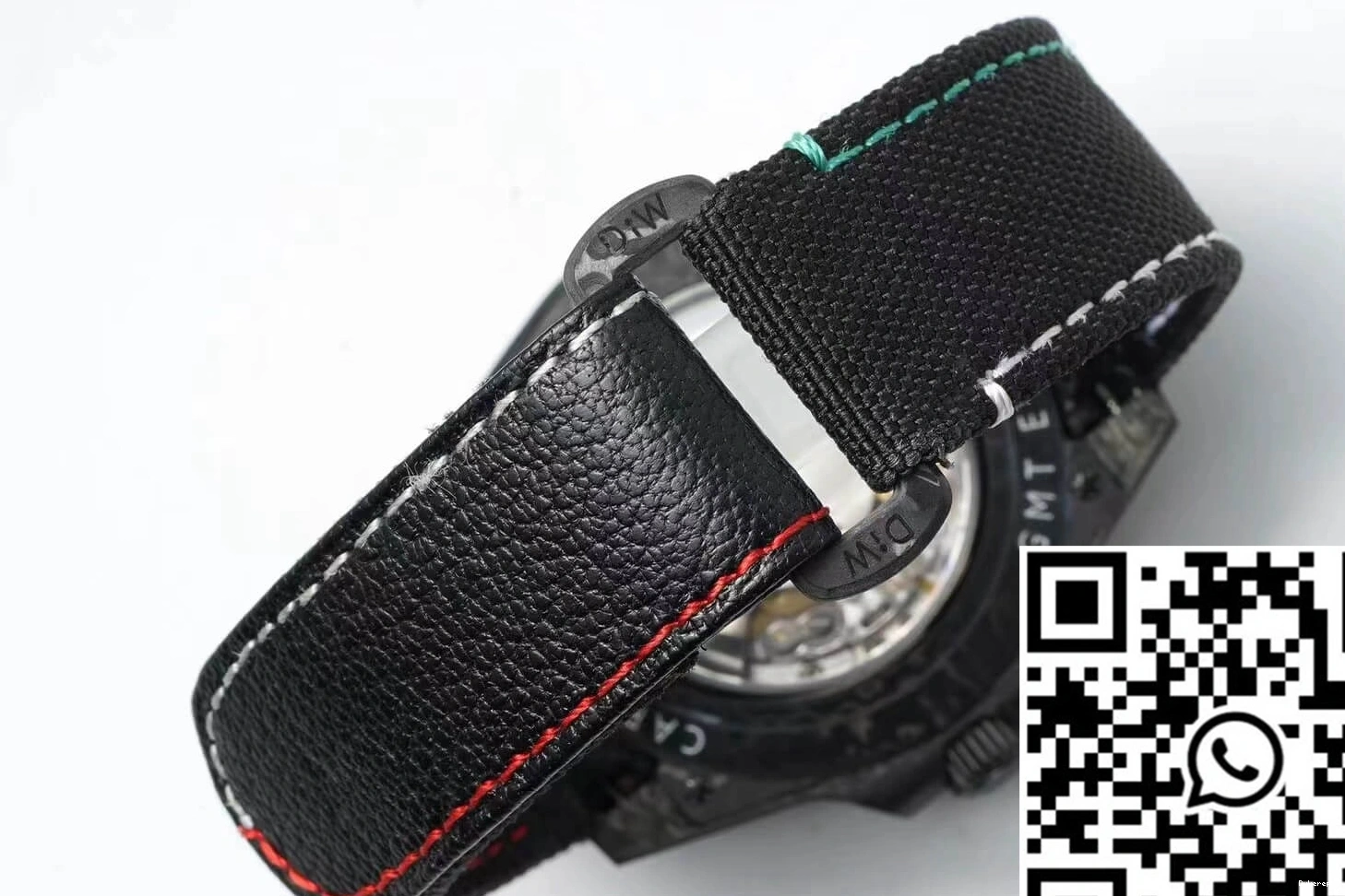 Dial Fiber Rolex Strap Color Fabric GMT-MASTER Black II Carbon Diw 0312